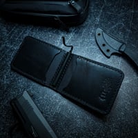 Image 5 of WISEGUY MONEYCLIP WALLET - BLACKOUT