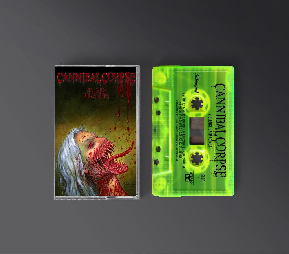 Cannibal Corpse - Violence Unimagined - Tape Toxic Green