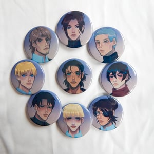 AOT (paradis) buttons (singles)