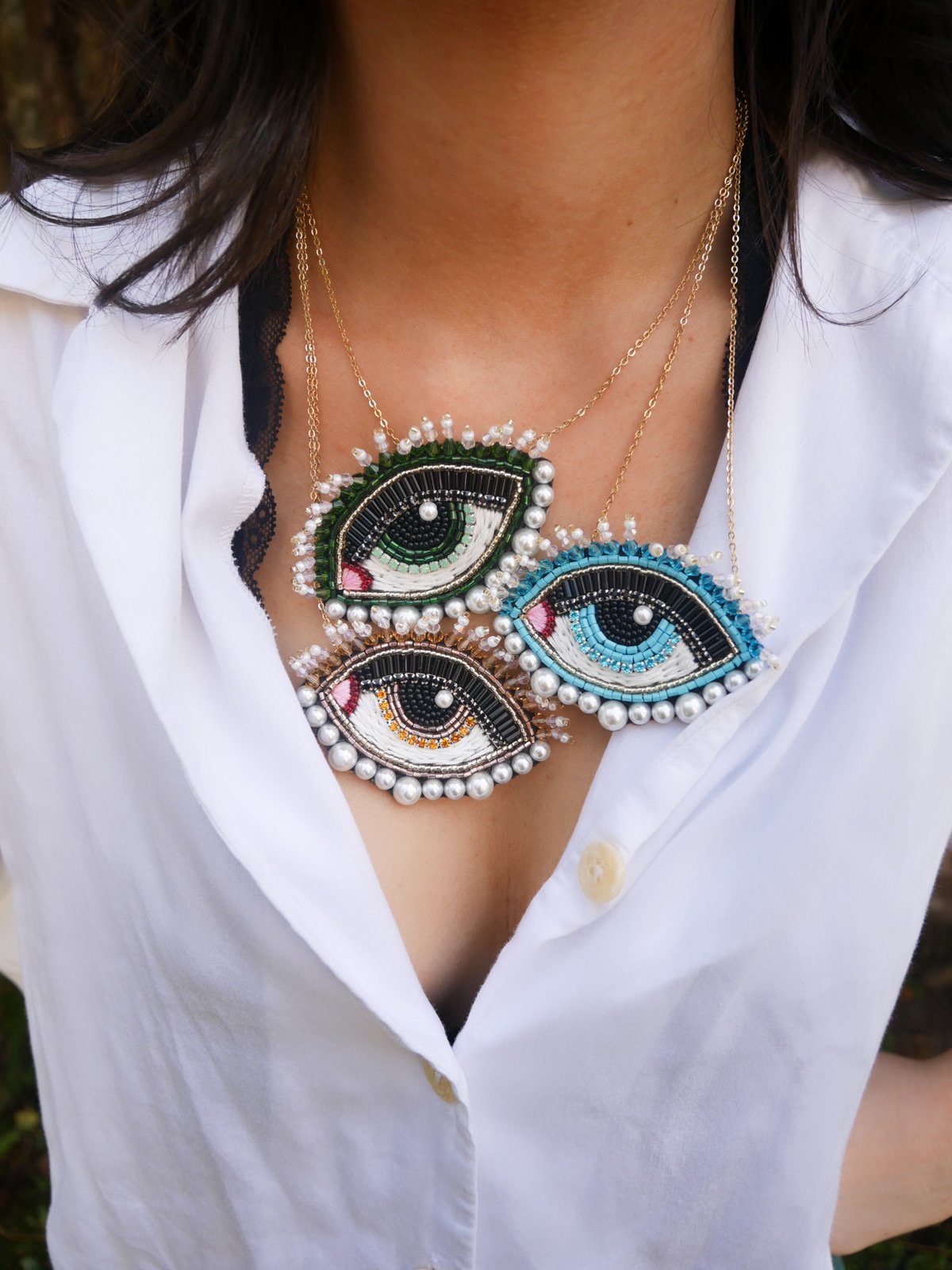 Frida Eye Necklace