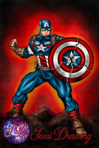 Image 2 of Captain America Poster