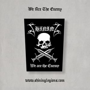 Image of Shining "We Are The Enemy" Backpatch