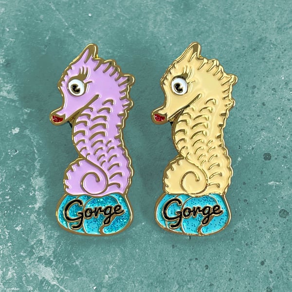 Image of Glitter Pin - Gorge Shehorse