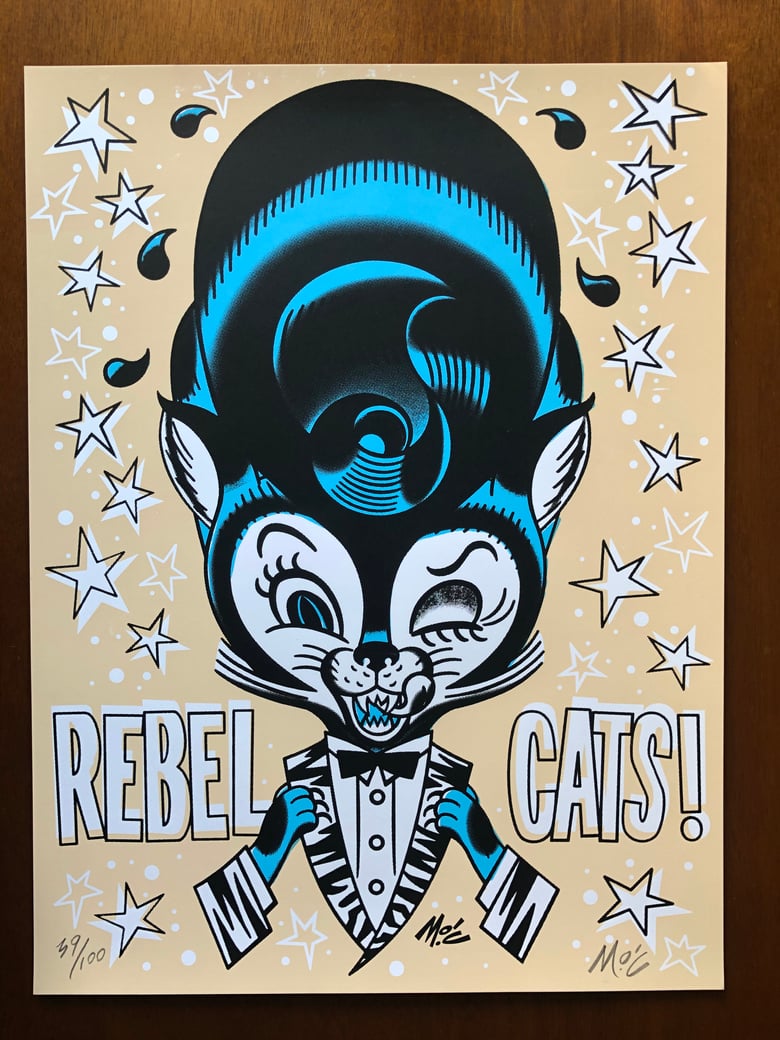 Image of REBEL CATS  x  Mitch O’Connell