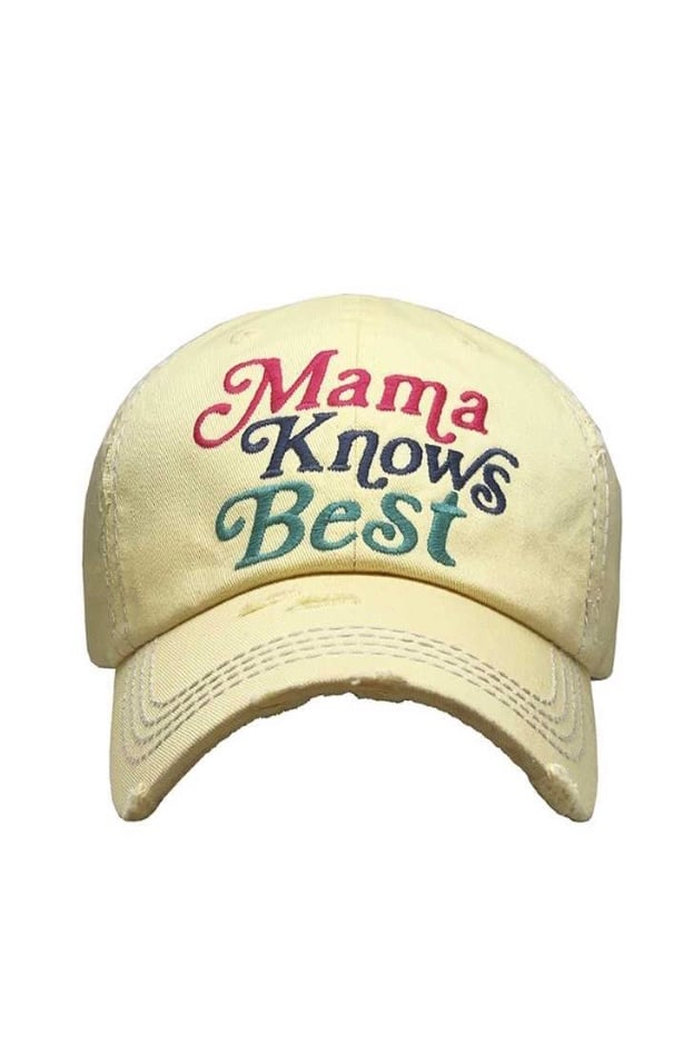 Mama Knows Hat 