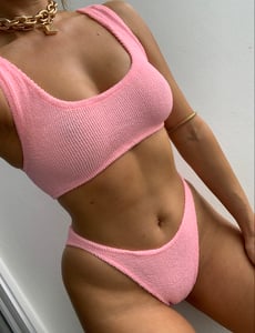 Image of Bubblegum Mini Crop Bikini 