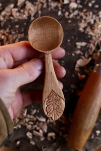 Image 3 of Oak Leaf   Coffee Scoop 