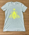 Women’s Slim Fit QUEEN BEE T-Shirt (Grey)