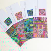 Image 3 of City Bloom Blue Greeting Cards