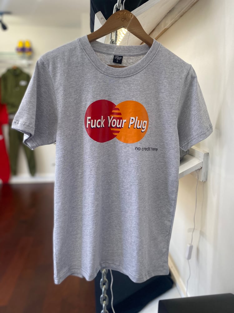 Image of “No Credit Here” Tee Gray