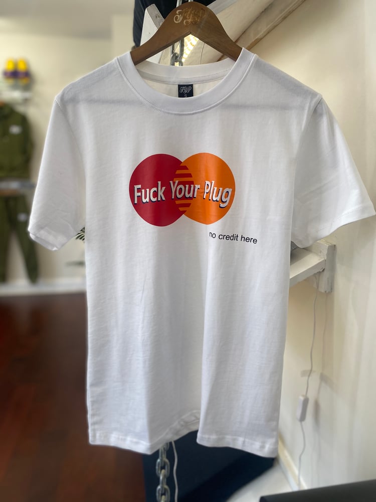 Image of “No Credit Here” Tee White