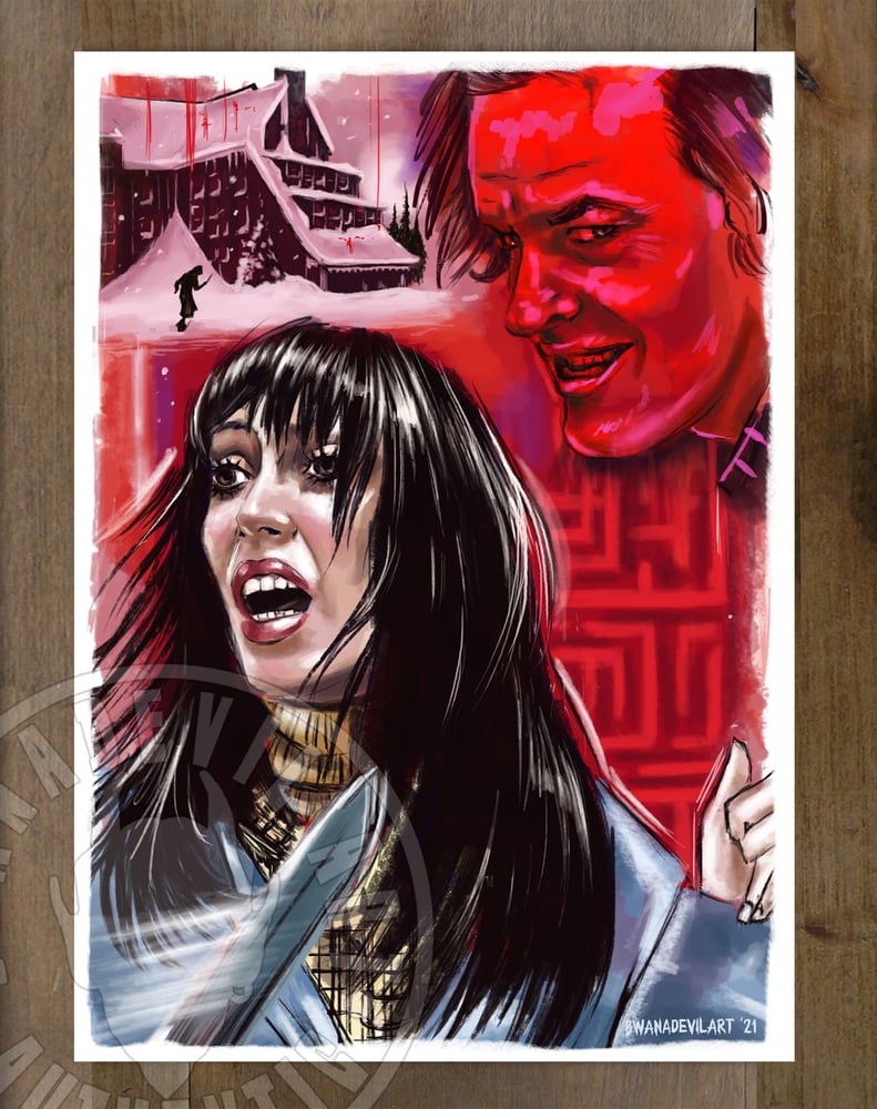Image of The Shining mini print (Stephen King edition) 5x7 in.