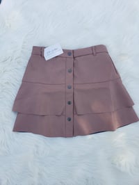 Image 4 of Luxe Faux Leather Skirt 