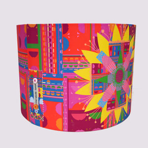 Image of NEW 'City Bloom Pink' Lampshade