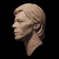 Image 3 of 'Heroes' in White Clay (Full Head Sculpture)