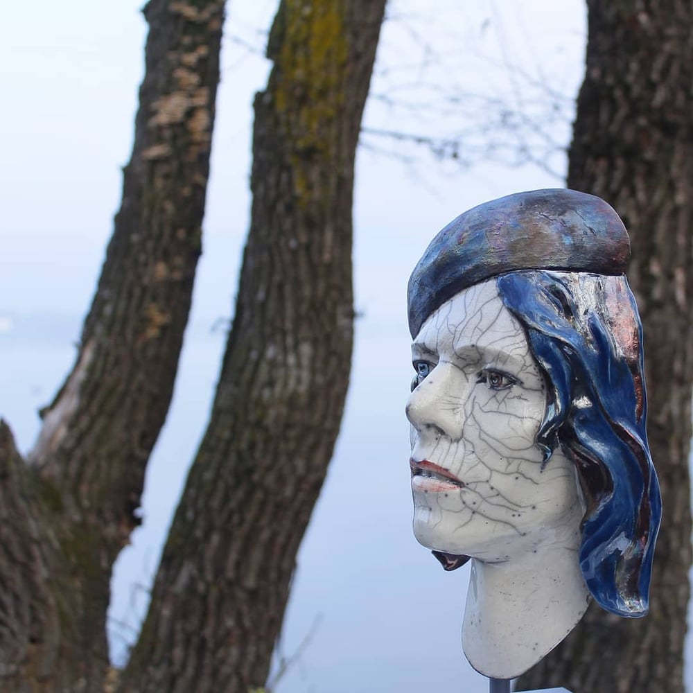 *SALE* The Man Who Sold The World – Raku Mask