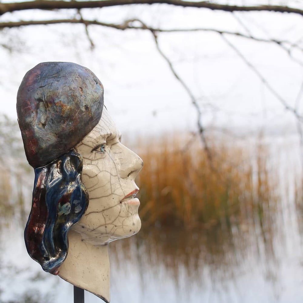*SALE* The Man Who Sold The World – Raku Mask