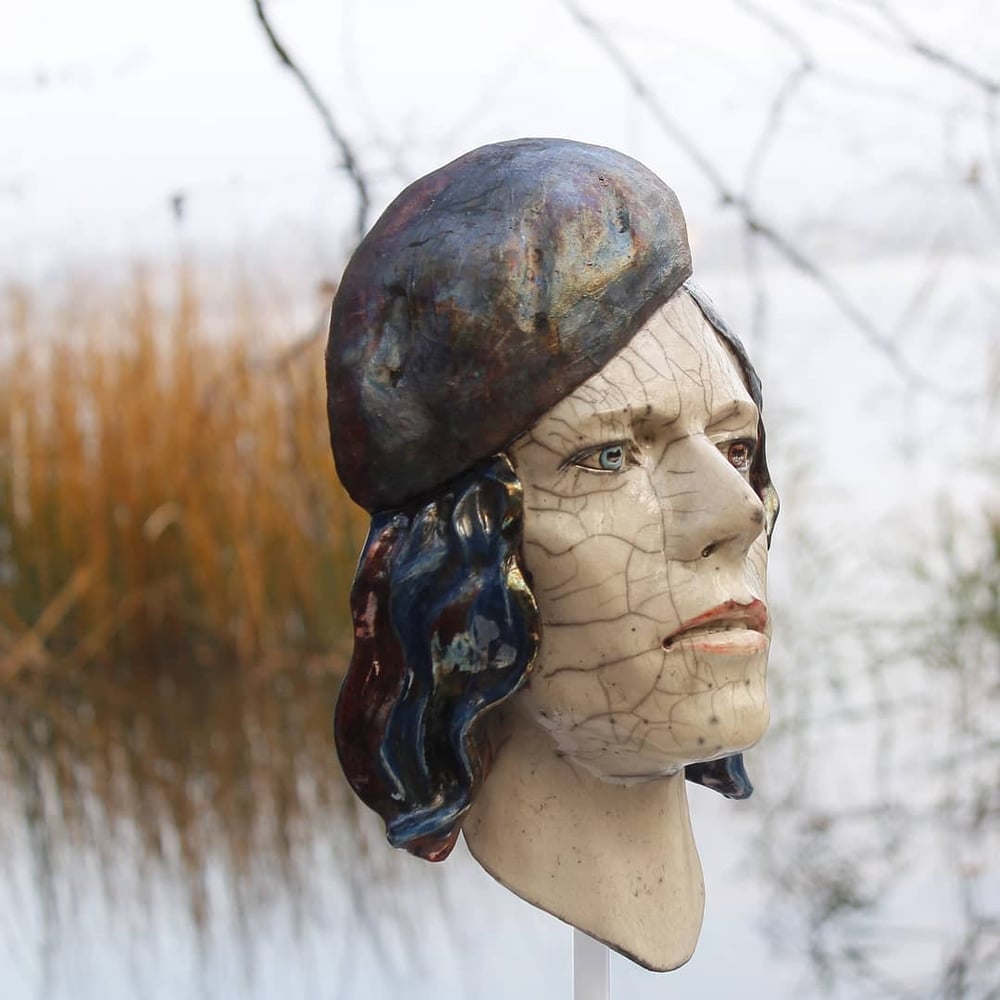 *SALE* The Man Who Sold The World – Raku Mask