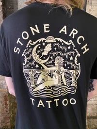 Image 1 of Luke Lieske Stone Arch Tattoo pocket Tee