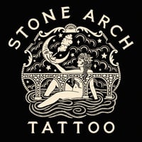 Image 4 of Luke Lieske Stone Arch Tattoo pocket Tee