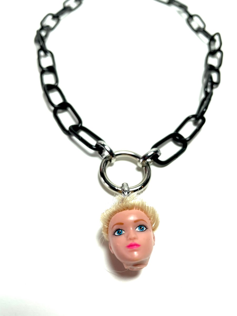 Image of Doll Head Necklace