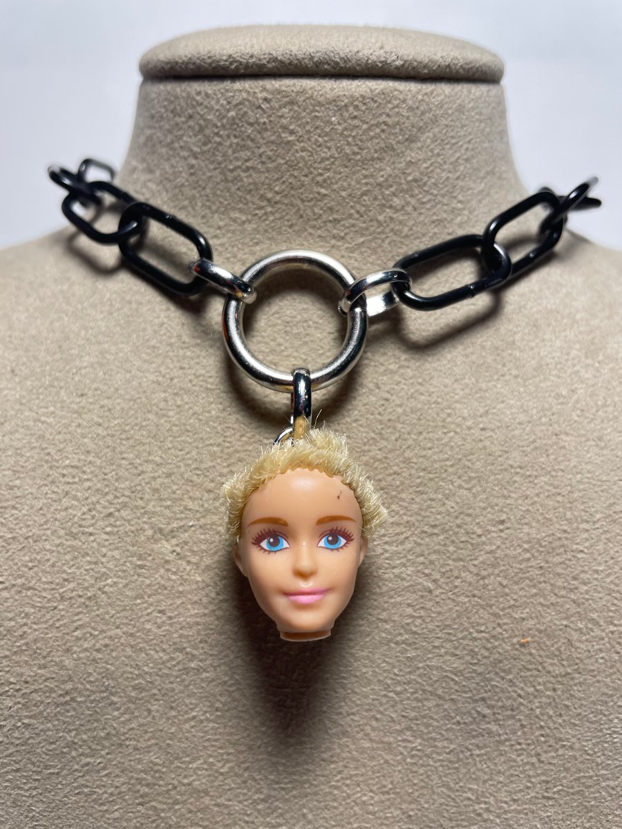 Image of Doll Head O-Ring Necklace