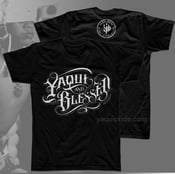 Image of Yaqui and Blessed Script Tee