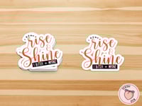 I Don't Rise & Shine 3"x2.4" Sticker
