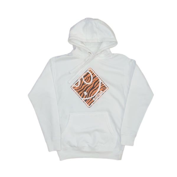 Image of Ghost Hoodie in White/Tiger 