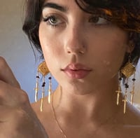 Image 3 of SACRED GARNET EARRINGS