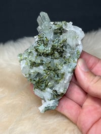 Image 11 of Epidote On Quartz Crystal Specimen #2102