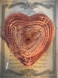 Image 2 of Antique Pink Ombre Heart Candy Boxes (multiple options)
