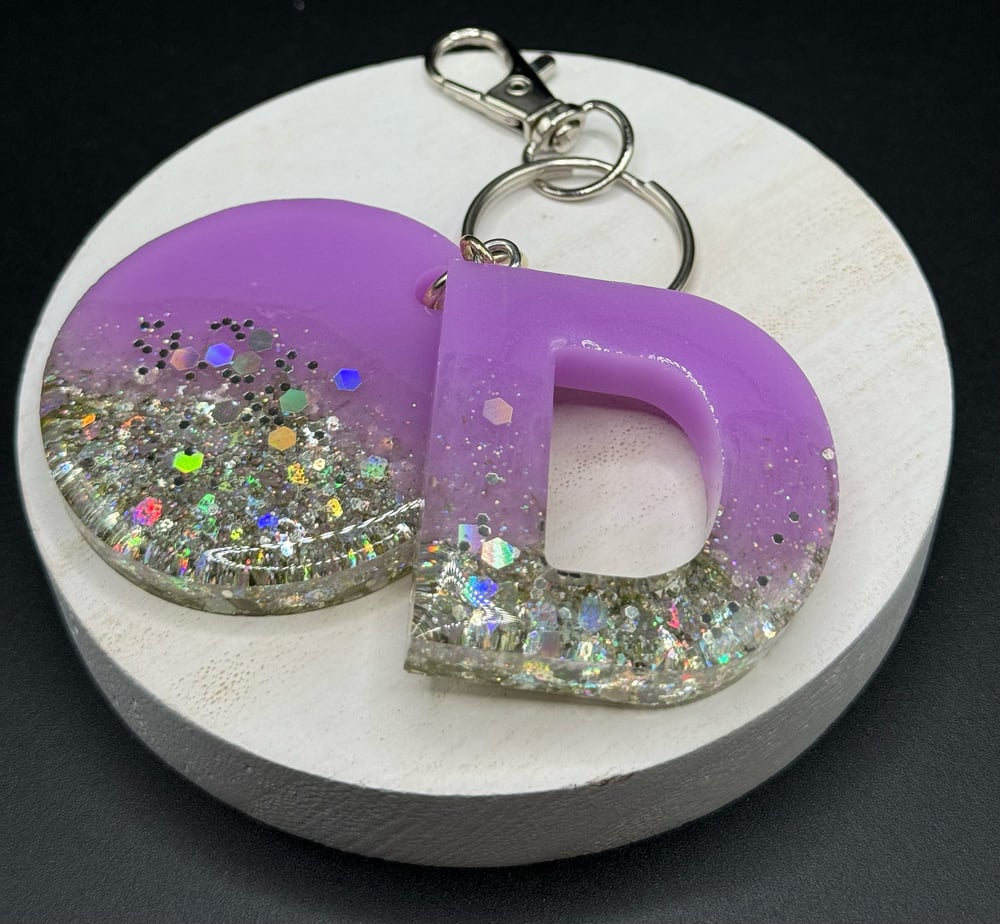 Image of Sweet Glitter Bomb Key/ Backpack Charm 