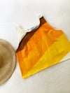 Ready Made Retro Yellow Cropped tank Size 8 with free postage 