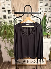 Image 1 of Black sheer top