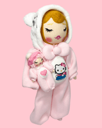 Image 3 of HELLO KITTY INSPIRED ART DOLL & Mini 
