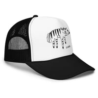 Image 12 of Foam trucker hat zebra 