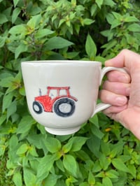 Image 2 of Red Tractor X Large Mug