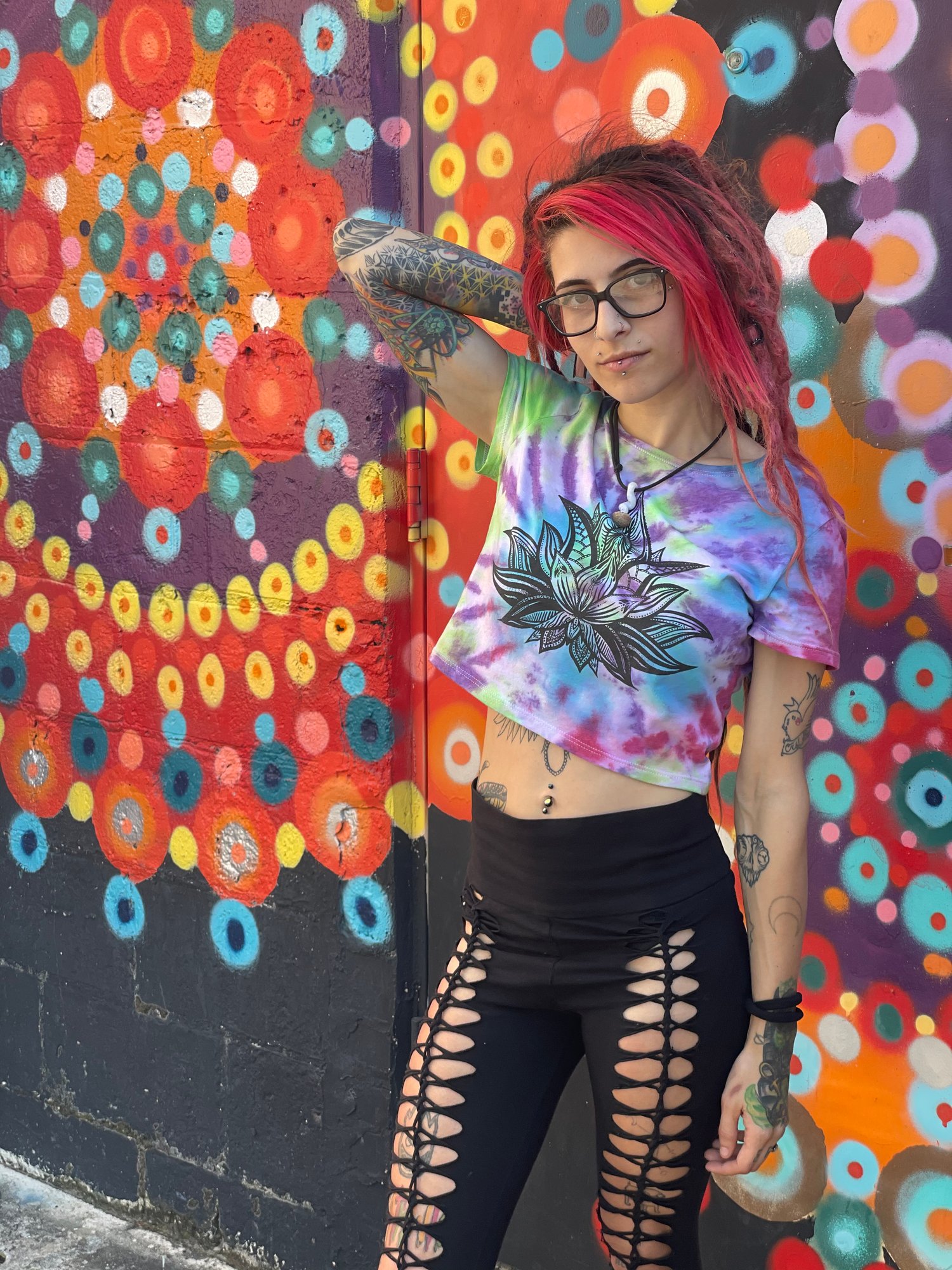 Image of Metaphysical Bloom Crop Top