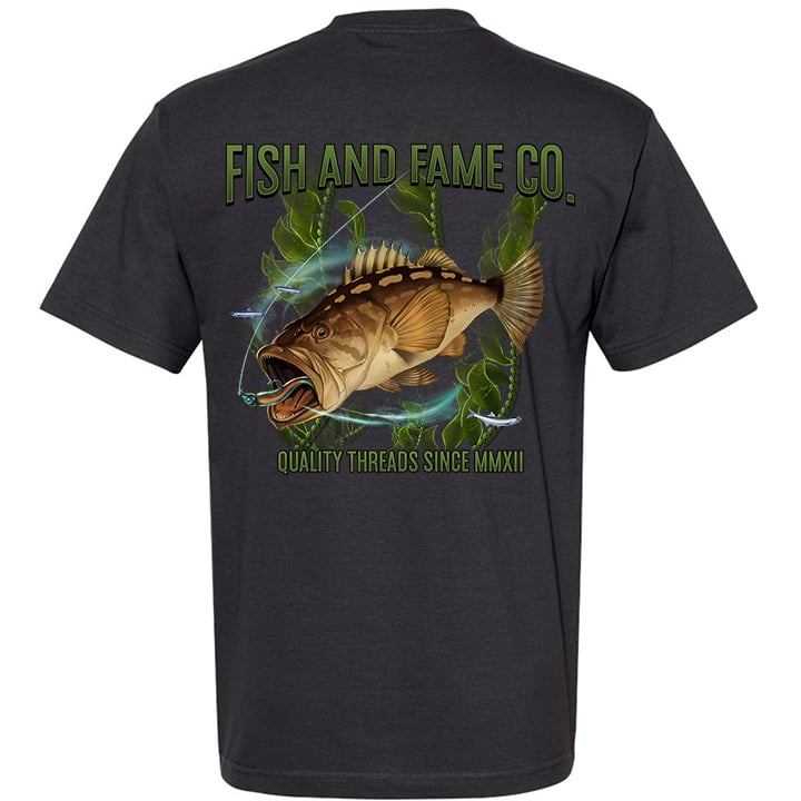 Image of Calico Bass Tee (carbon)