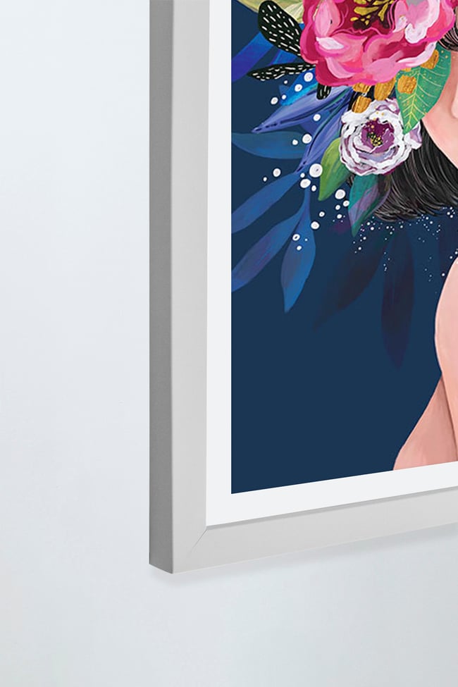 Primrose Navy - Art Print