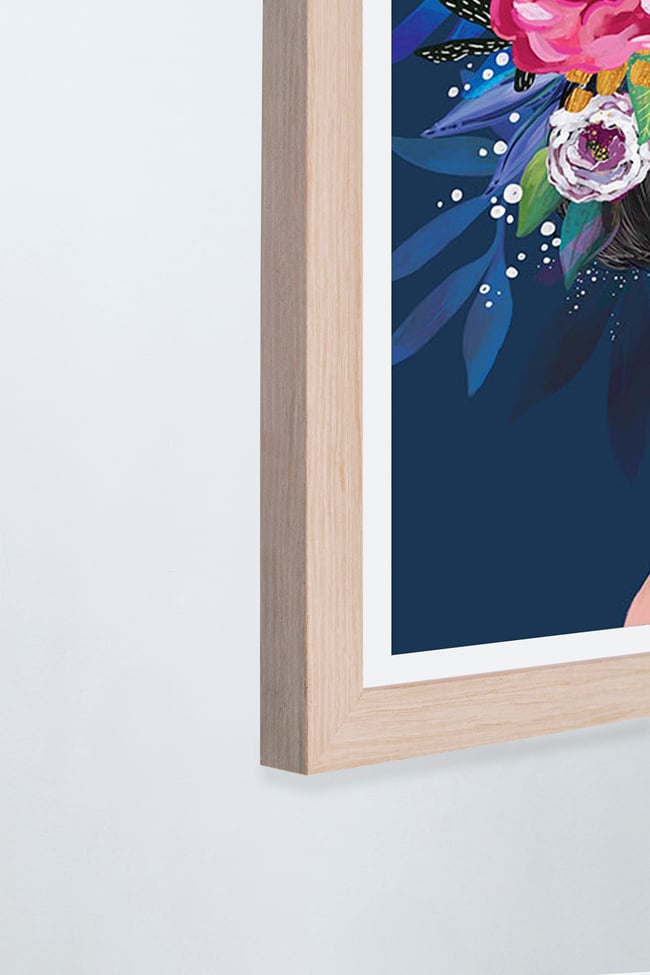 Primrose Navy - Art Print