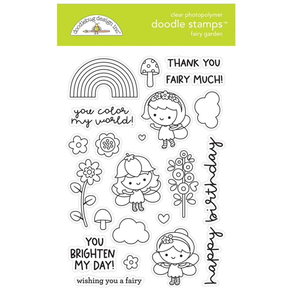 Image of Doodlebug Doodle Stamps ~ Fairy Garden Collection