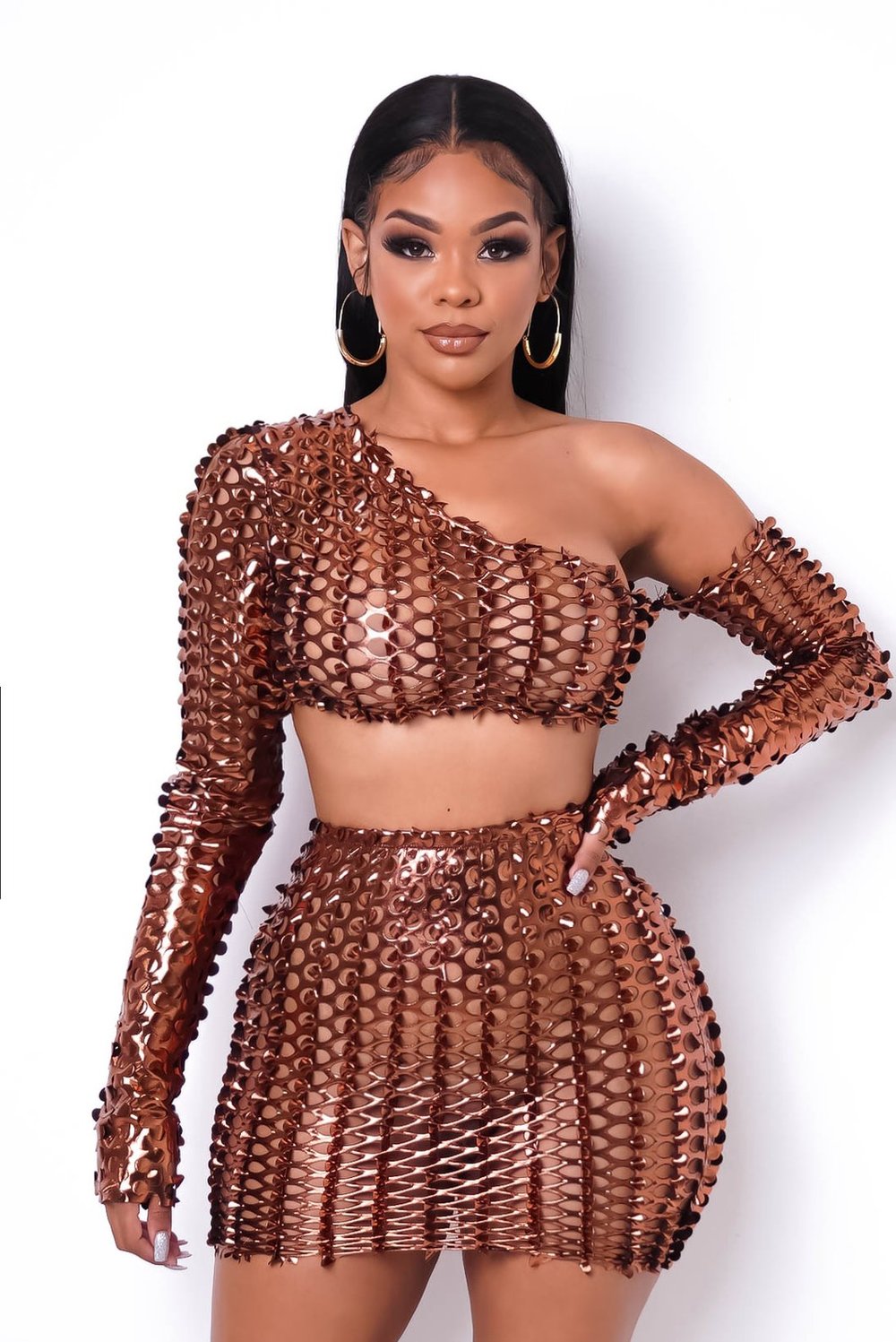 Image of Cutting Up Skirt Set