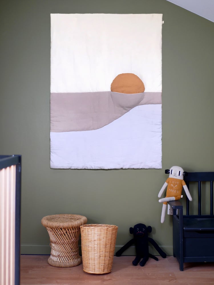 Image of Boutis SUNSET beige / Blanket 