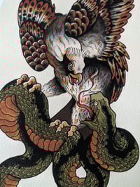 Image 2 of Fine Art Print "BIRD ATTACK"