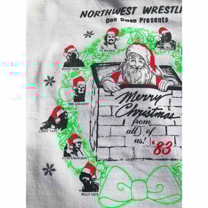Image of Portland Wrestling “Merry Christmas ‘83” sweatshirt