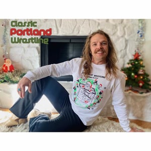 Image of Portland Wrestling “Merry Christmas ‘83” sweatshirt