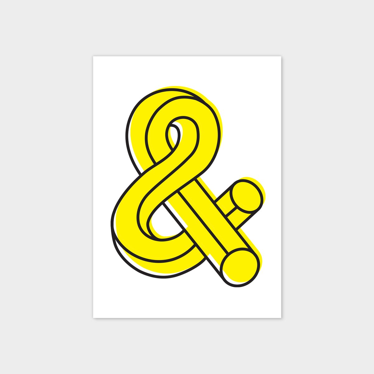 '&' - A4 Print