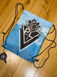 Image 1 of PL Tri Rose Drawstring Bags
